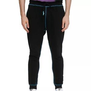 ELEVEN PARIS Men's Regular-Fit Exposed Seam Fleece Joggers